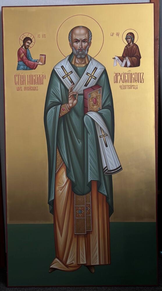 Для Серафимовского храма, город Таганрог, Ростовская область, создана сия Святая икона.